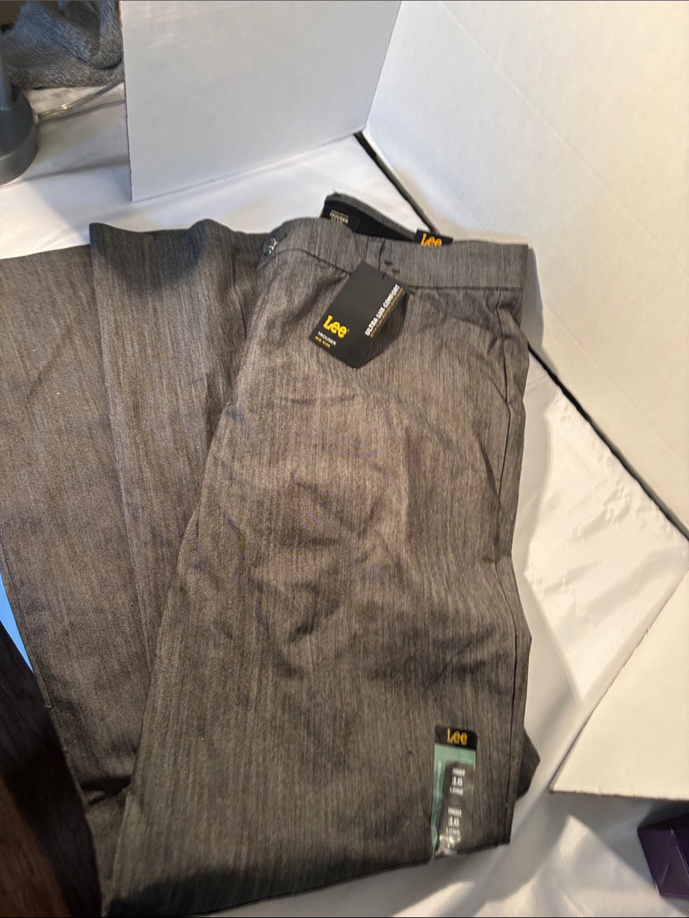 Lee Women's Heather Gray Chinos